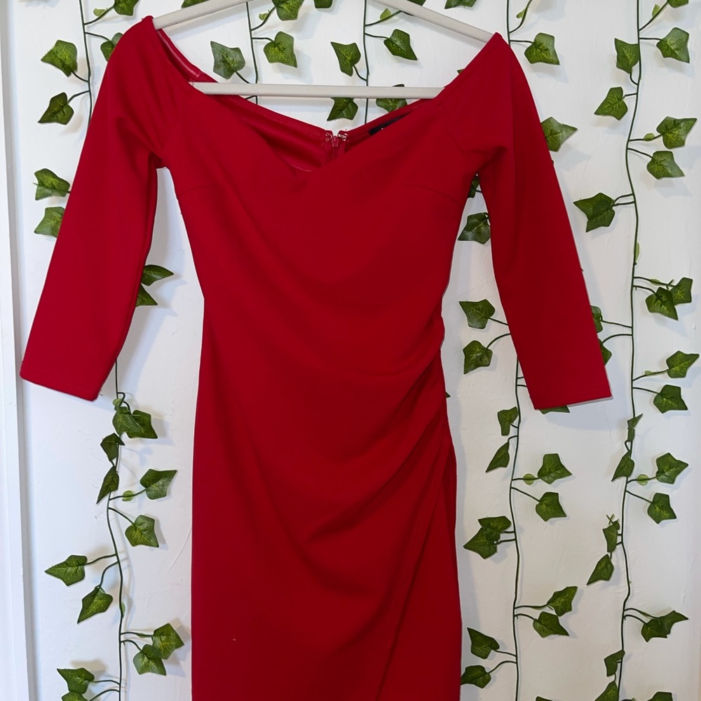 Sexy red dress